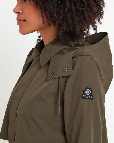 Alva womens waterproof jacket - Khaki