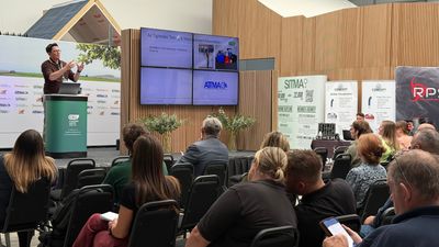 CEO Barry Cope addressing attendees at the CSG open day at the Building Performance Hub