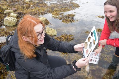 Young Darwins learning how to identify marinel biodiversity.JPG