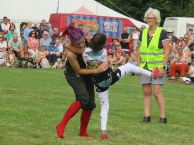 Women's Cumberland and Westmorland wrestling at Grasmere Lakeland Sports and Show