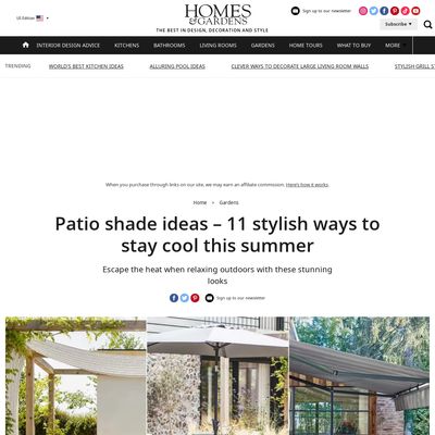 Screencapture of Homes & Gardens