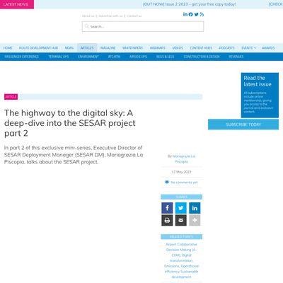Screencapture of International Airport Review