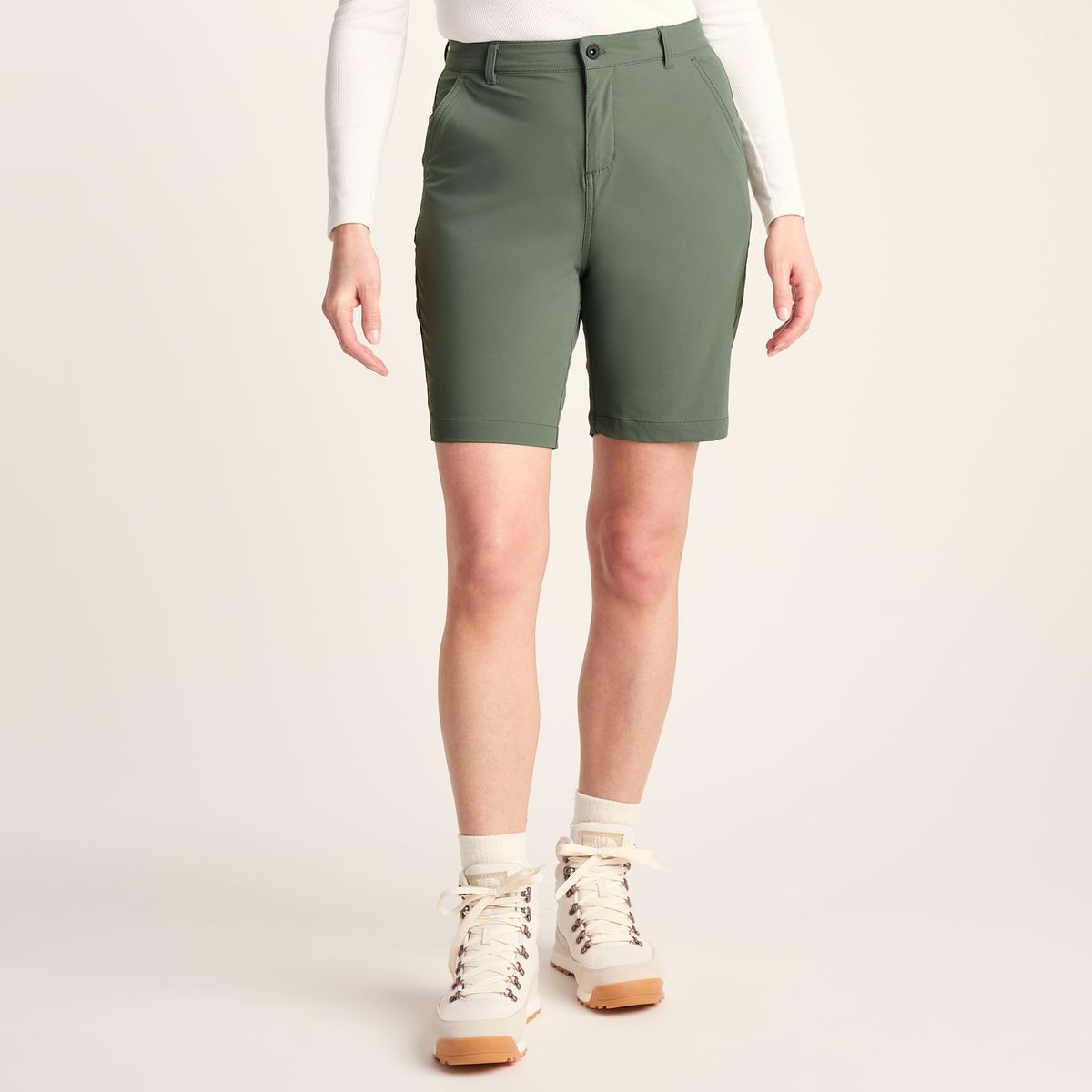 Path Women's Performance Shorts - Faded Khaki