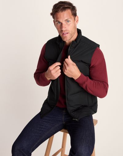 Arton Men's Padded Gilet - Black