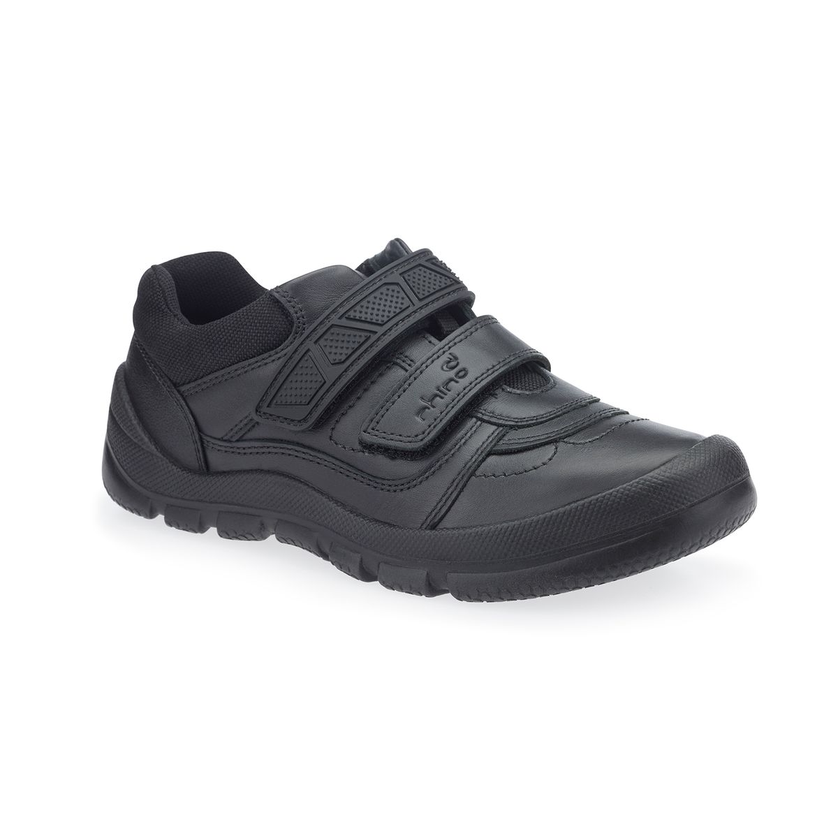 Rhino Warrior black leather school shoe by Start-Rite Shoes