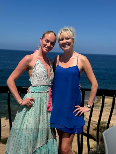 L-R Chloe McEwan and Ellie MacDonald in Malta.jpg
