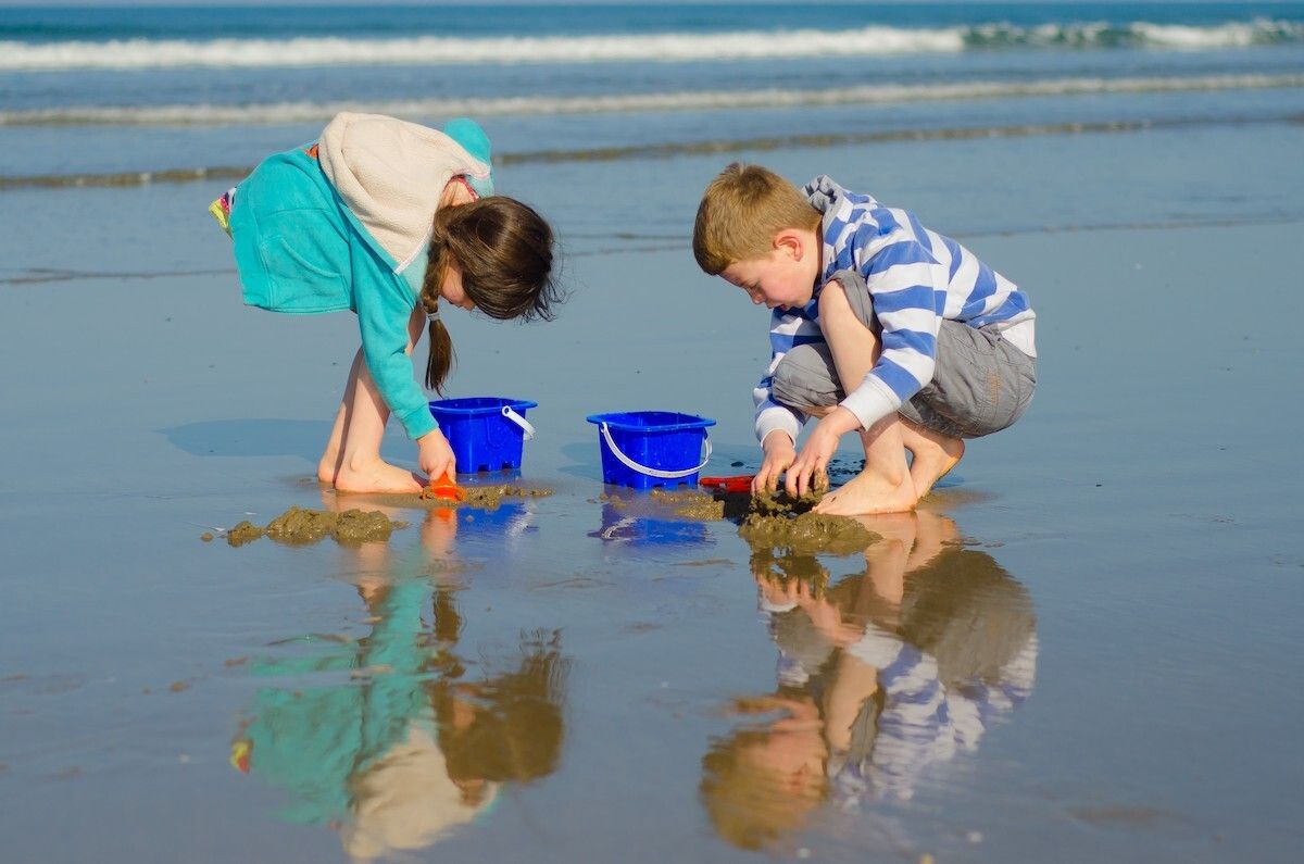 Build sandcastles
