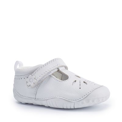 'Little Pal' in white leather, from the new Start-Rite Shoes and JoJo Maman Bébé’ collection