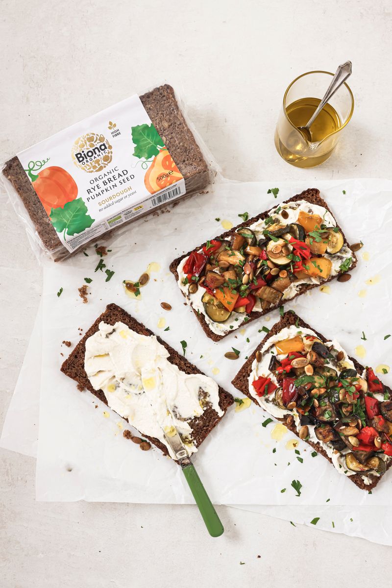 Rye bread with pumpkin seeds
