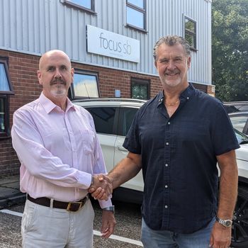 MD Designate, Ciaran Mitchell with MD Gary Stevens, Focus SB
