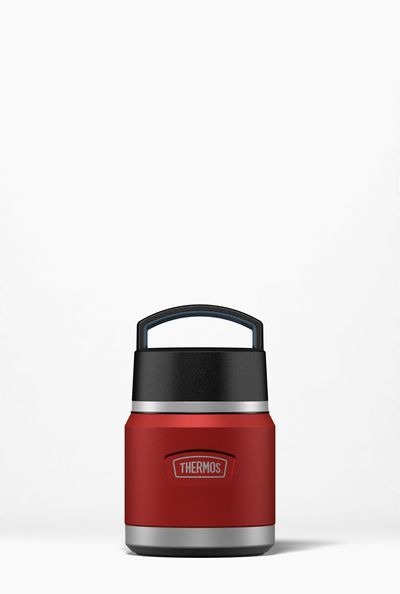 Ruby Red 355ml Thermos Icon Series Food Flask w/ Handle