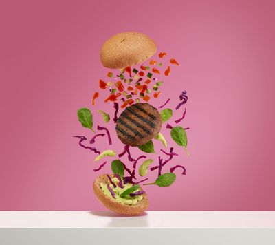 Plant-based burger 