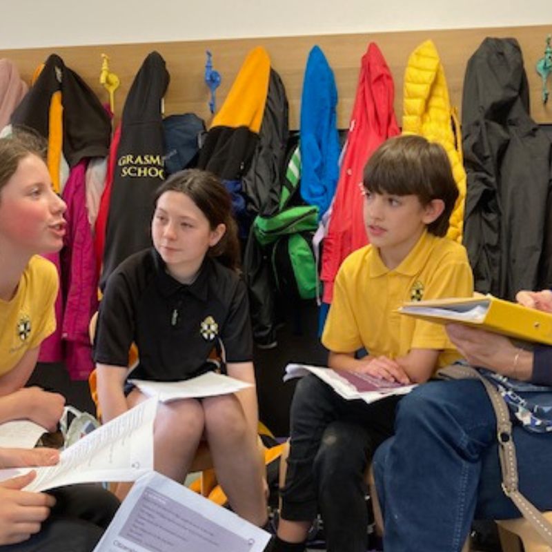 The launch of the Grasmere Sports Education Pack