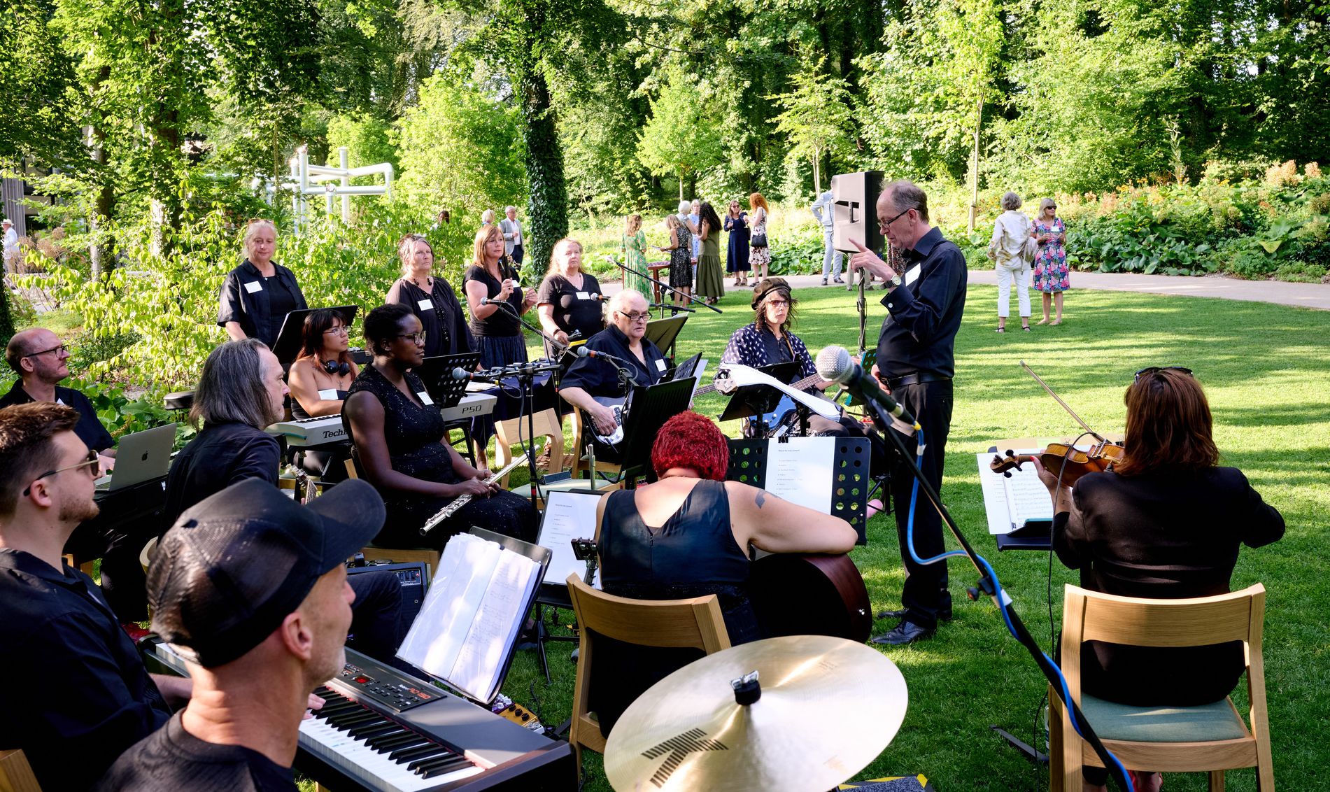 New Note Orchestra at the celebrations.