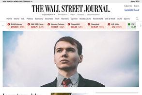 Screencapture of WSJ