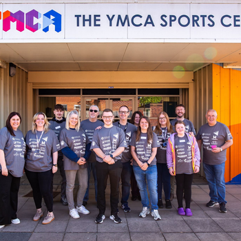 Team Outside the YMCA Cheltenham Sports Centre