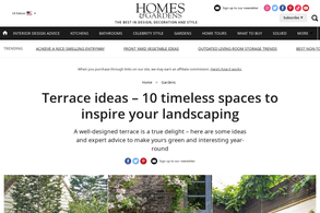 Screencapture of Homes & Gardens