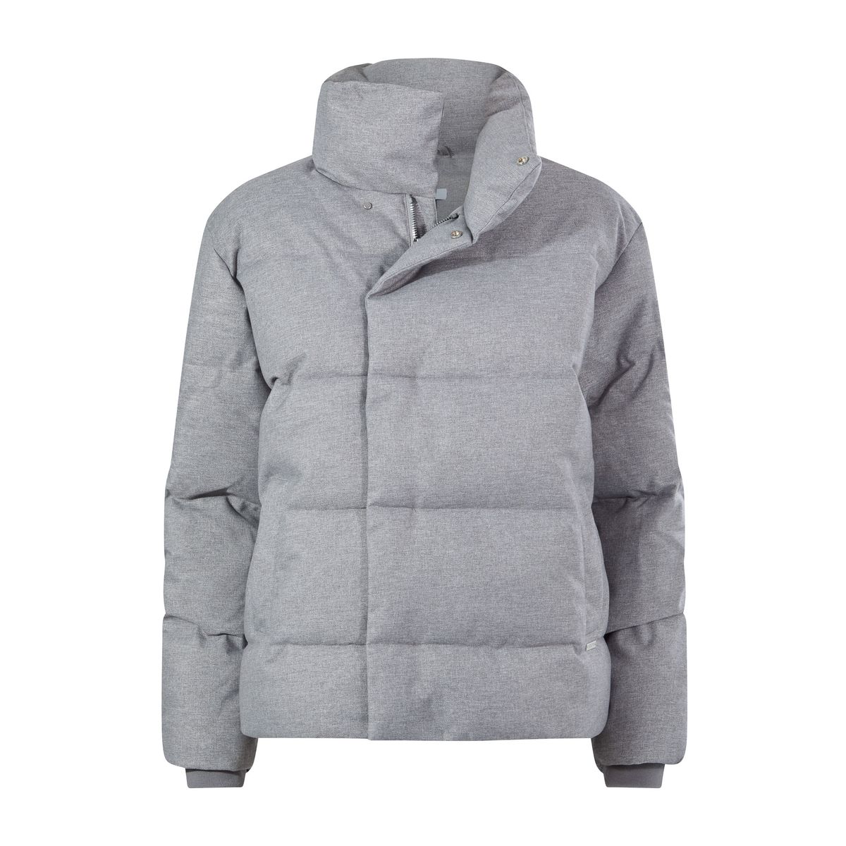 Allitt Womens Short Insulated Padded Jacket - Ice Grey Melange