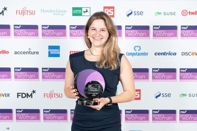 Christiane Demgenski, Chief Product Officer at Awina from Zurich Winner of the 'Tech For Good Award' (sponsored by RS Group) at the 2023 FDM everywoman in Technology Awards