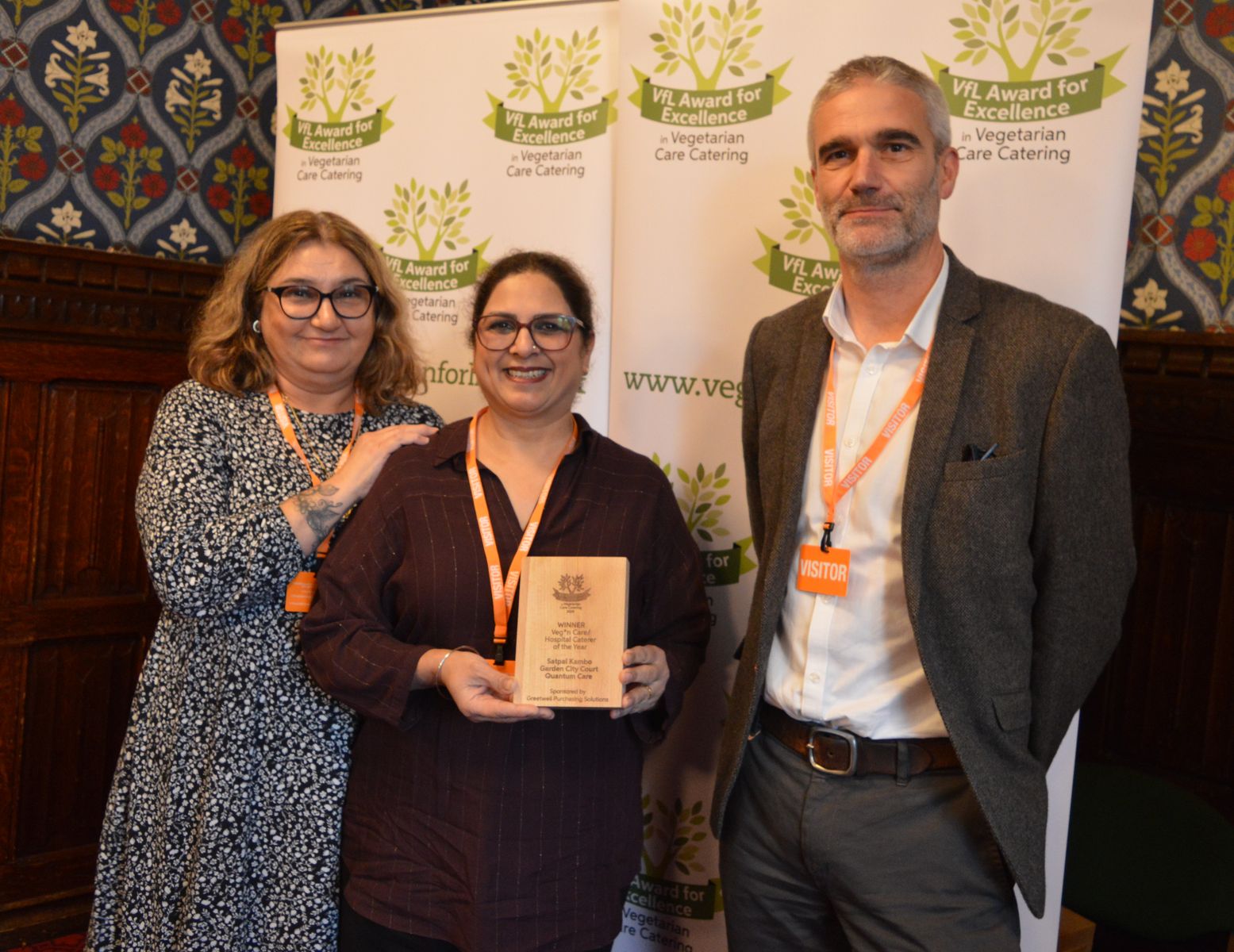 Satpal Kambo is crowned VfL’s Care Caterer of the Year 2025.