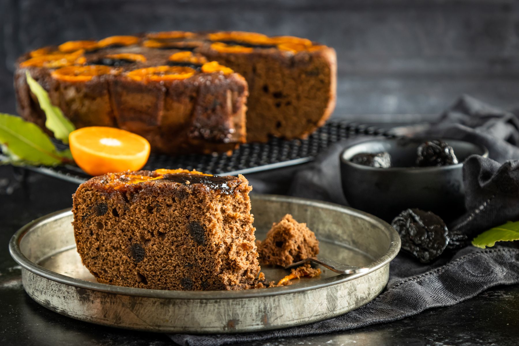 Clementine and California Prunes Cake