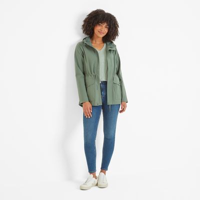 Burradon Women's Waterproof Jacket - Light Forest