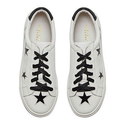 Cocorose London Hoxton White with Black Star Trainers