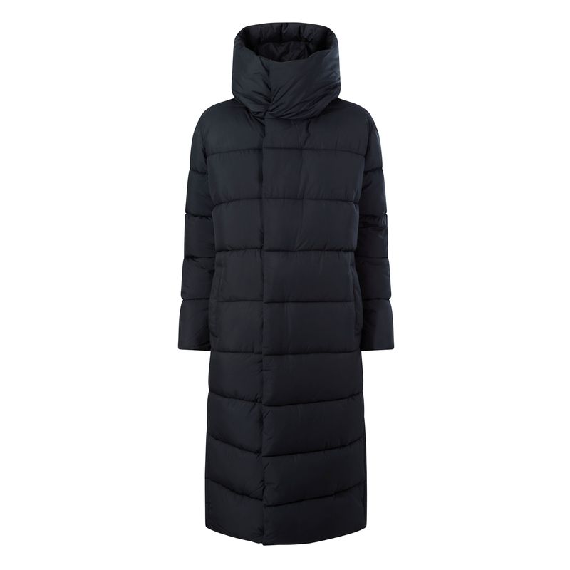 Bartlett Womens Longline Insulated Padded Coat - Black