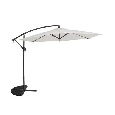 Charles Bentley 3m Hanging Banana Cantilever Garden Umbrella