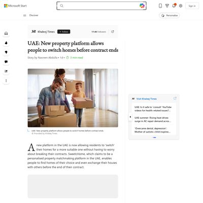 Screencapture of MSN