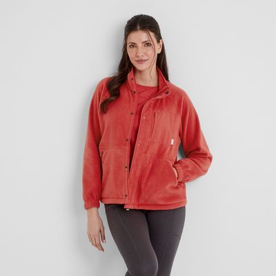 Kayford Women's Microfleece Jacket - Cranberry