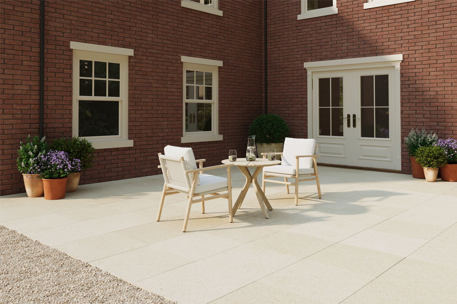 Acacia and Weave Bistro Set