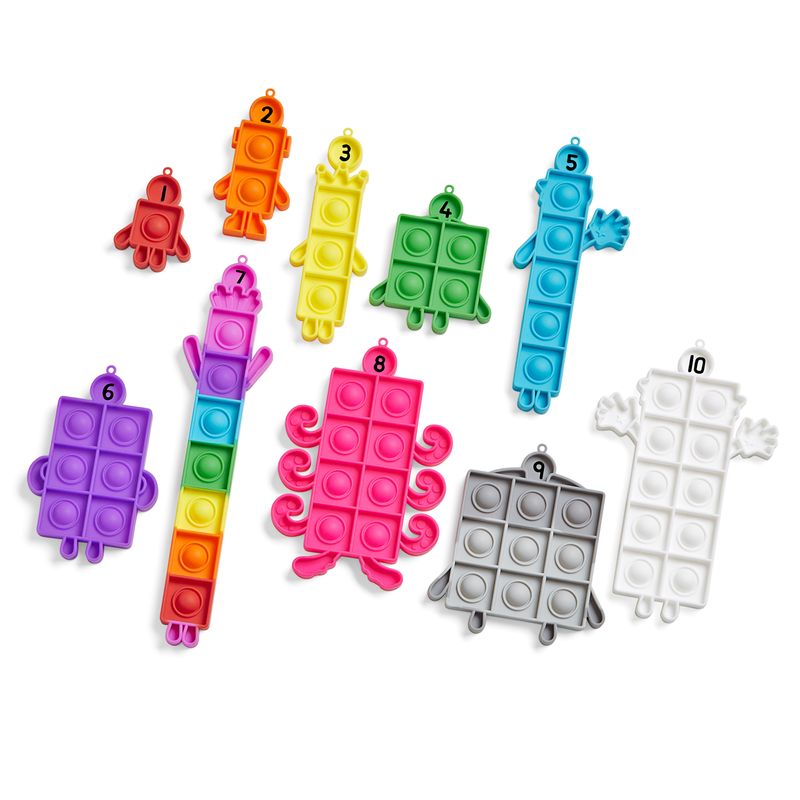 Numberblocks® Sensory Bubble Poppers