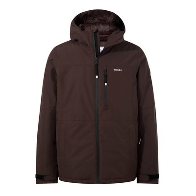 Samoens Mens Waterproof Ski Jacket - Chocolate Brown