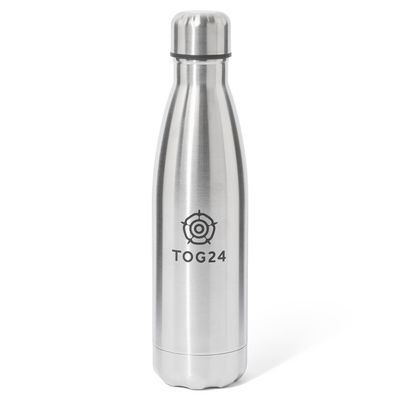 Hydrate Bottle Flask - Steel/Black