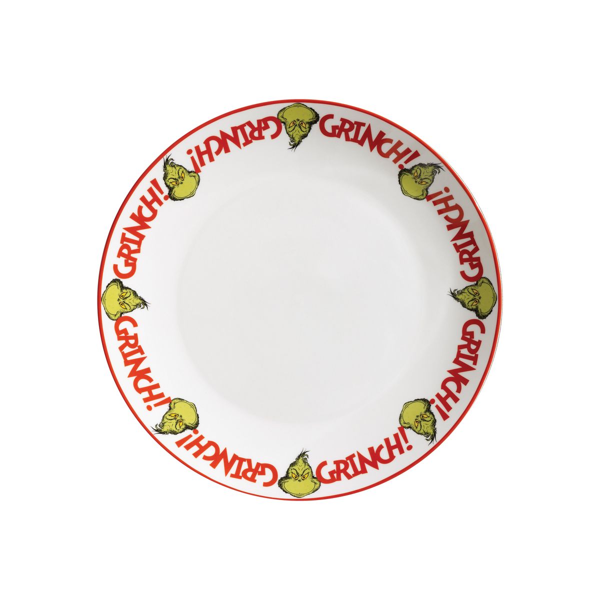 10.5 INCH PLATE GRINCH GRINCH GRINCH PATTERN