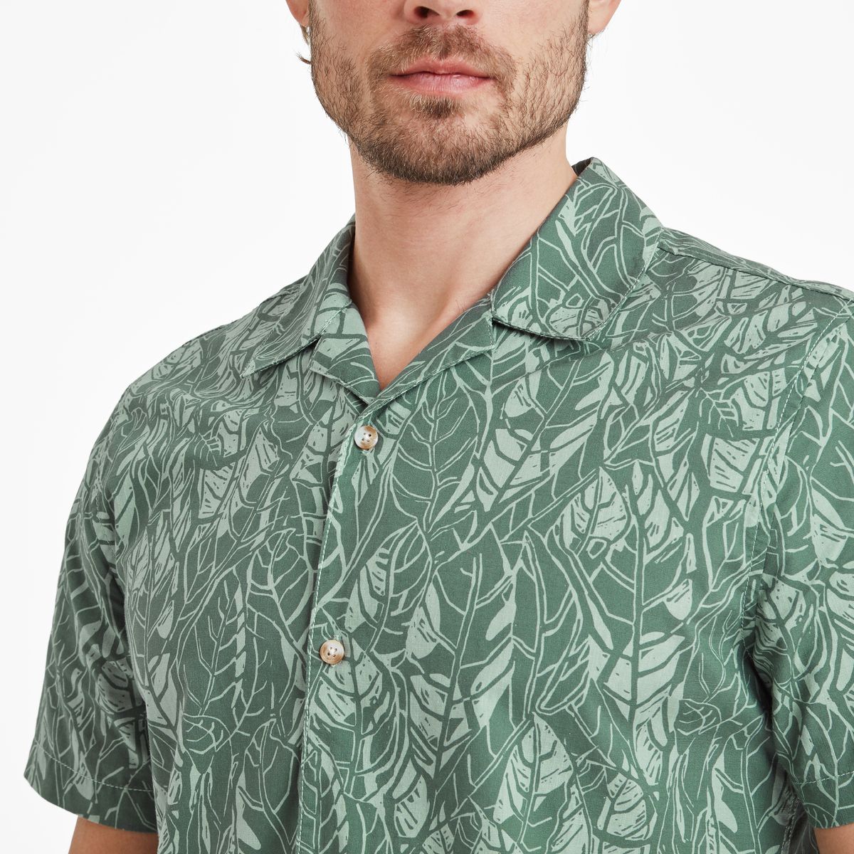 Otto Men's Shirt - Light Forest Print