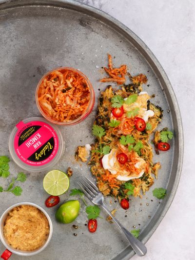 kimchi latkes with pot.jpg