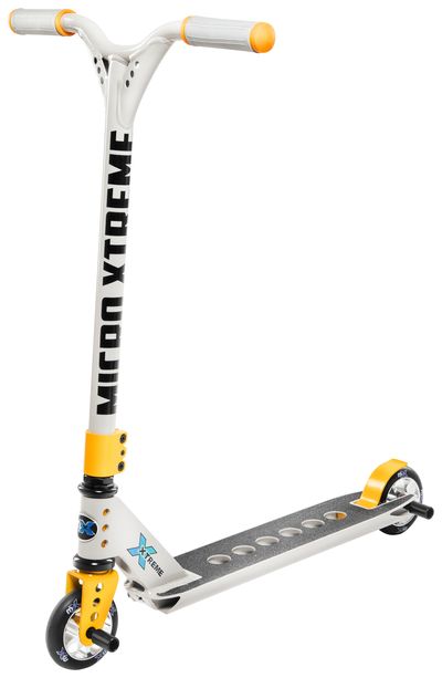 MX Trixx Stunt Scooter in Grey and Yellow