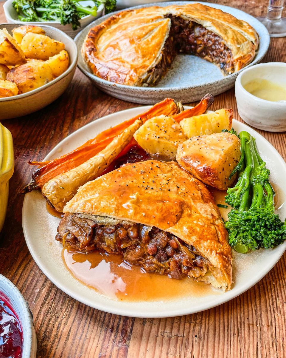 Chestnut, Mushroom & Red Wine Pithivier