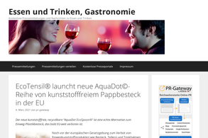 Screencapture of Essen und Trinken, Gastronomie