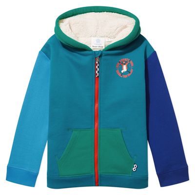 Southdown Kids Shaun the Sheep Zip Sweat - Grass Green