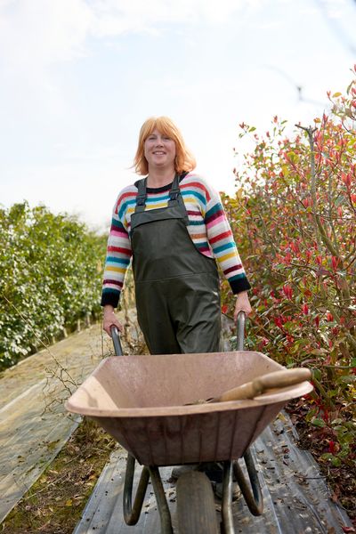 Moulton College student is undertaking her work experience at Flower & Farmer 