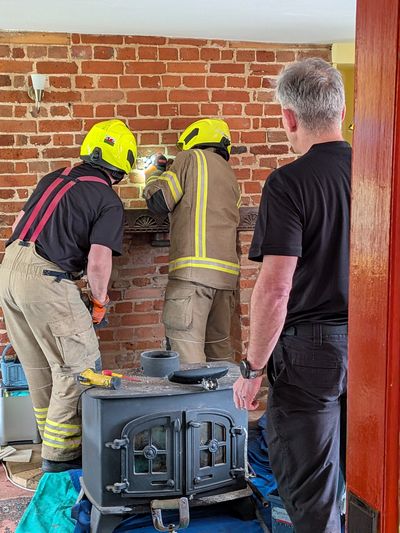 Caroline Barrett Chimney Fire  - Suffolk                        
