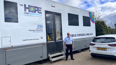 Bryan Baird, Driver of Hope for Tomorrow’s mobile cancer care unit – Caron
