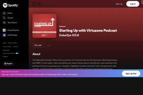 Screencapture of Spotify