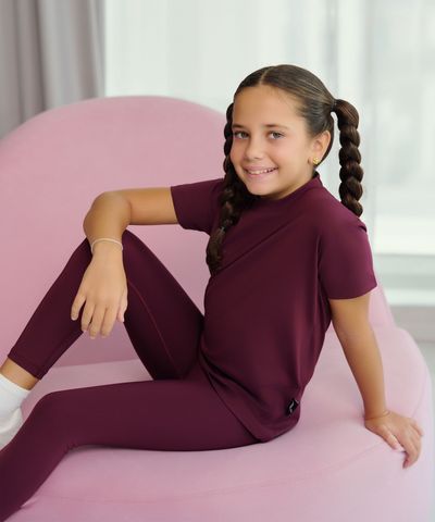 MULU Classic Unisex Kids T-shirt - Maroon