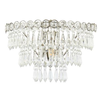 Enid Wall Light in Polished Nickel