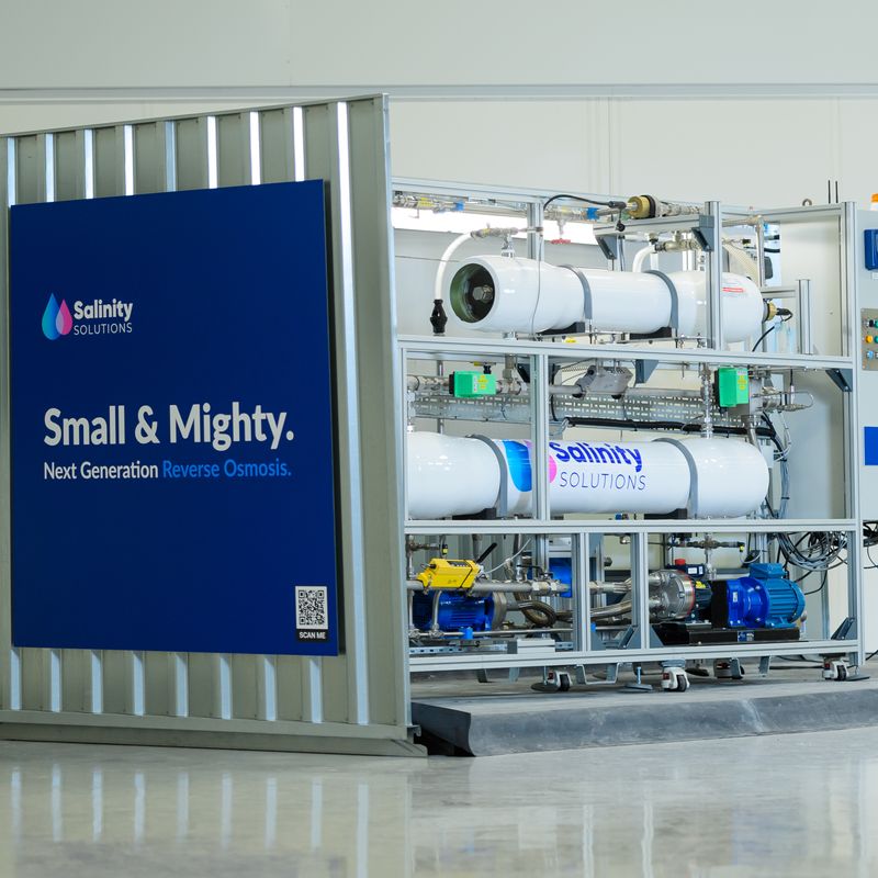 Salinity Solutions' water treatment technology