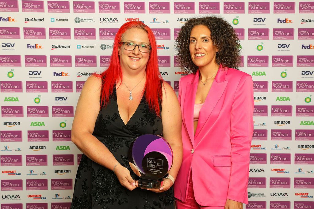 Sarah Weller (UK Truck & Plant Group) and Charlotte Bateman (DSV)